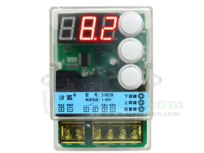 Battery Charge Discharge Controller DC 1V-99V Battery Voltage Monitor Protector Lithium/Lead-Acid Battery Tester